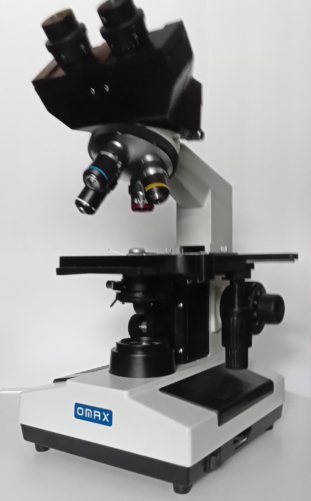 OMAX TRINOCULAR DIGITAL DARK FIELD PHASE CONTRAST COMPOUND MICROSCOPE 40X-2500X