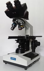 OMAX TRINOCULAR DIGITAL DARK FIELD PHASE CONTRAST COMPOUND MICROSCOPE 40X-2500X