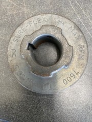 TB WOODS 5J SURE-FLEX MAX RPM 7600 1 1/8. B6127
