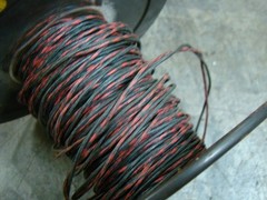 MIXED LOT SPOOLS ELECTRICAL WIRE 18 GAUGE 10 USED SPOOLS CAROL