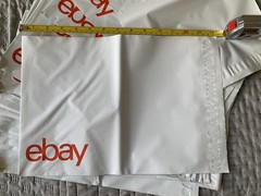 New Lot of 25 ￼Pieces Poly Mailer envelopes Ebay Brand Bags 10 in x 13 in red