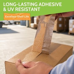 24 Rls Brown Carton Sealing Tape 3″ x 110 Yds Box Shipping Moving Tape 1.75 Mil