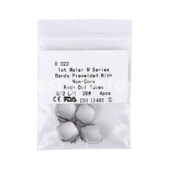 Dental Orthodontic Buccal Tube 1st Molar Bands U2/L1 U1/L1 U3/L2 Roth 0.022