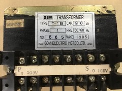 Gomi Electric GEW T-1B Transformer 1 Phase 90VA Single 90 VA #3024DK A4PR2