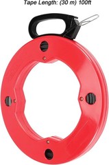 2 Pack 200 Ft Total Fish Tape, Electrical Wire Puller, Steel Fish Tape Reel w…
