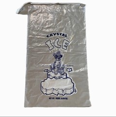 20 LB LBS Ice Bag Bags w/ Drawstring COMMERCIAL Quality Choose Your Quantity