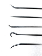 BLUE POINT TOOLS USA Long Hook & Pick Set 5 Piece PSLR6 Black Rubber Handles