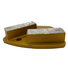 Bolt on Trapezoidal Diamond Grinding Tooling Concrete Floor Grinders Medium Bond