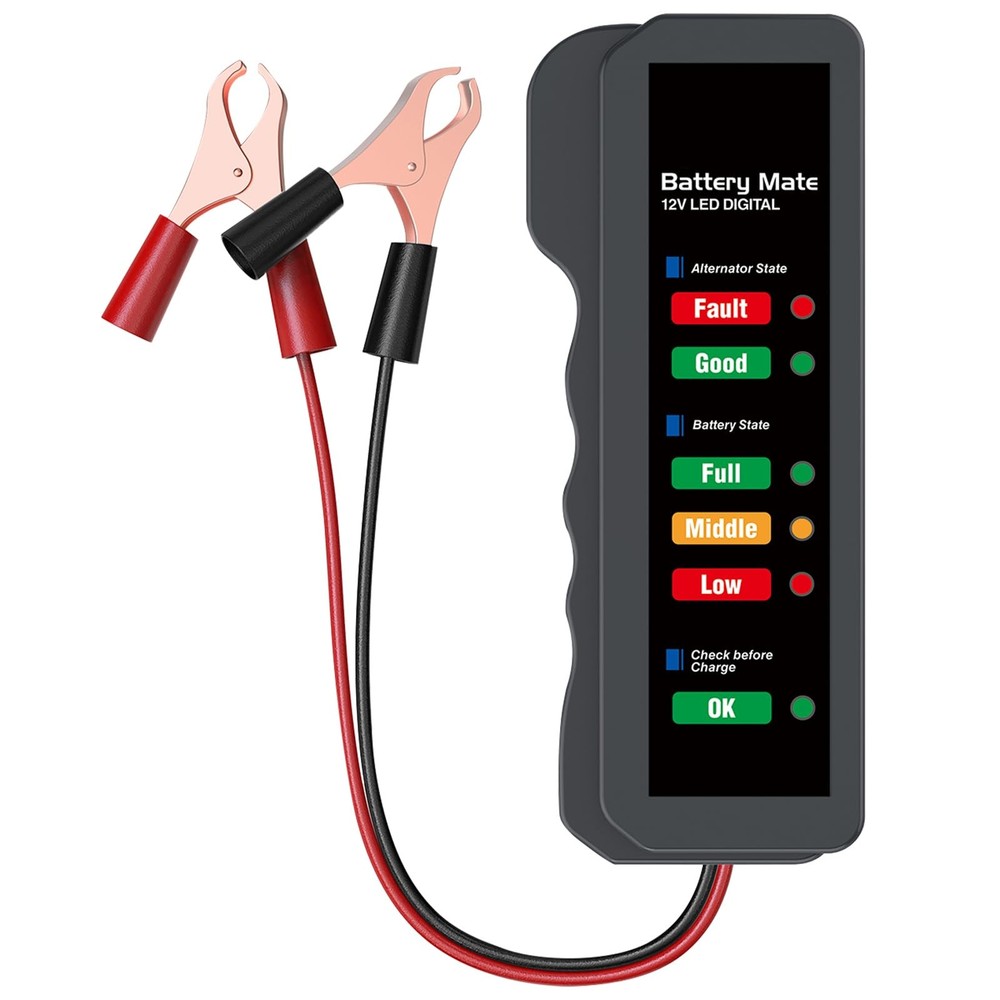 12V Car Battery Alternator Tester Automotive Battery Analyzer Car Load Tester