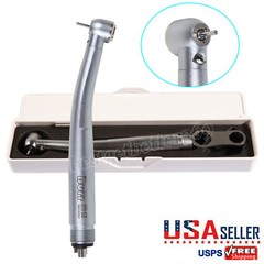 Dental High Speed LED Handpiece Large Head 2/4H Holes Connection Turbine UDM