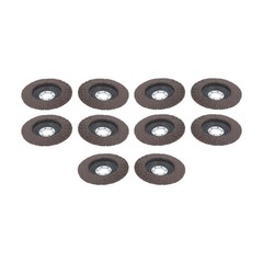 10 pcs 4-1/2″ Flap Sanding Disc 40 Grit 4.5 Grinding Wheels for Angle Grinder