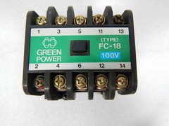 Green Power Magnetic Contactor Type FC-18 100V cat # BMF6-18-5-1 Matsushita