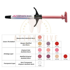 Dental Pink Gingiva Resin Beautiful Gum Composite Highly 3D Aesthetic Adhesive