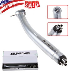 10pcs Dental High Speed Handpiece Standard Push Button Single Way Spary 4 Holes