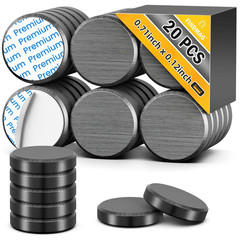 20pack Magnets for Crafts with Adhesive Backing, Round Disc Magnets Strong Stick