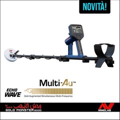 METAL DETECTOR GOLD MONSTER 2000 MINELAB PIASTRA 5″ RICERCA ORO PULSE INDUCTION