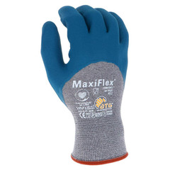 Maxiflex Comfort Unisex Medium Blue/Gray Nitrile Coated Nylon Multi-Purpose Glov