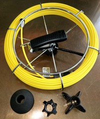 100 Ft (30M) New Sanyipace Fiberglass Cable Reel for 9300D Sewer Camera 7D1