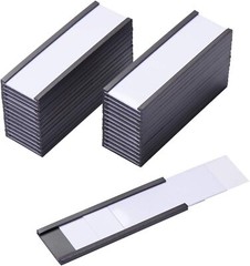 200 Pieces Magnetic Label Holders with Magnets Data Card Holders…