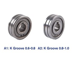MIG MAG Welding Feed Roller Wire Drive Wheel 0.6mm 0.8mm 1.0mm Knurl K Groove