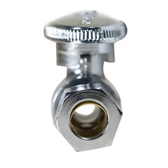 10 PIECES 1/2″ PEX X 3/8″OD BRASS 1/4 TURN STRAIGHT STOP VALVE (LEAD-FREE)