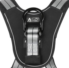 PRO+ Slate Gray Construction Harness with Quick Connect Chest & Legs Comfort Pad