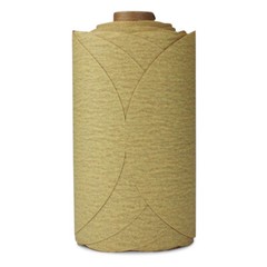 100 Pack – 320 Grit 5 Inch Discs On a Roll PSA Gold Sticky Back DA Sanding Paper