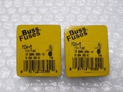 BUSSMANN MDA-5 FUSE LOT OF 2 PKG OF 5 NSMP