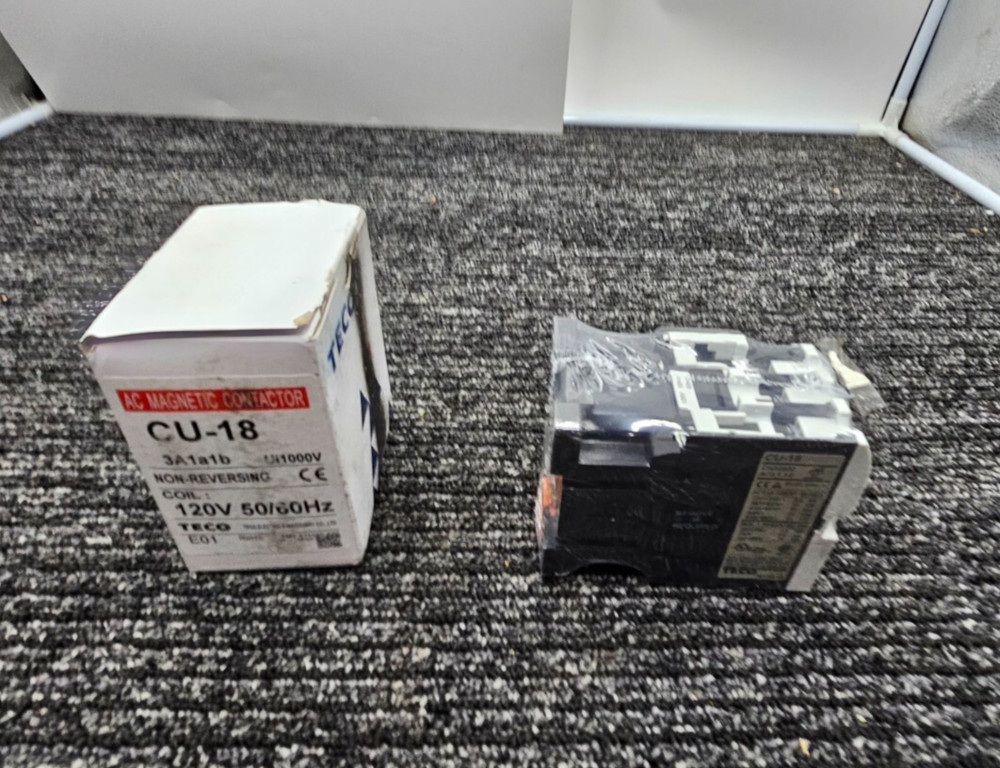 TECO CU-18 Magnetic Contactor 220V/24V/110V/380V 3A1a1b Non-Reversing 50/60Hz