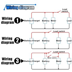 12V 24V 36V 48V Car Battery Meter, Lead-Acid Lithium-ion Battery Capacity Vol…