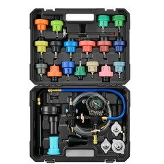 VEVOR Radiator Pressure Tester & Coolant Vacuum Refill Kit 47Pcs Universal Fit