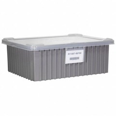 Akro-Mils 33-228 Industrial Grade Polymer, Divider Box, Gray, 22 3/8 In L, 8 In