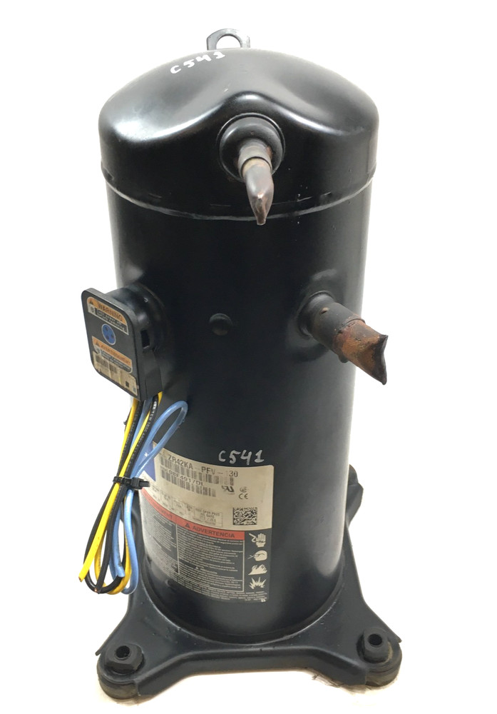 Copeland Scroll 3.5 Ton Compressor Model ZR42KA-PFV-130 R-22 208-230V used #C541