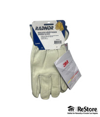 Radnor X-Large Tan Pigskin Thinsulate Lined Cold Weather Gloves With Keystone
