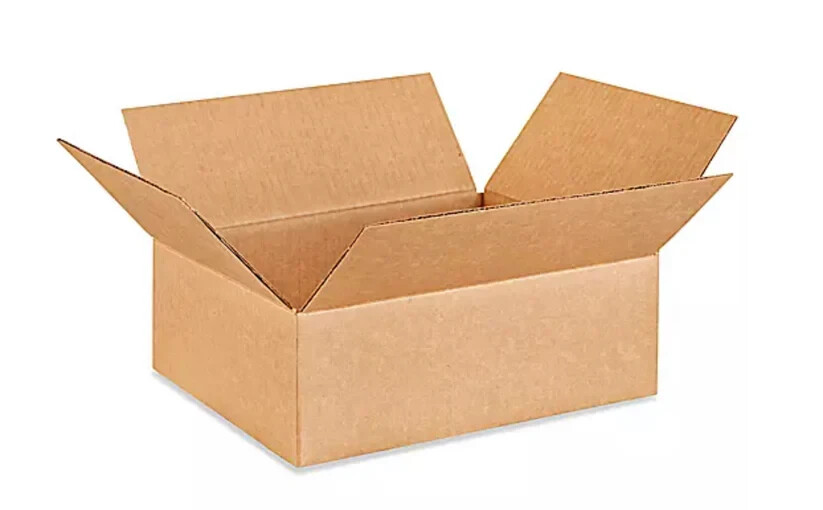12″ x 10″ x 4″ Cardboard Corrugated Box – SINGLE BOX