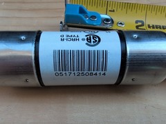 Cooper Bussmann FRN-R-80 Fusetron Time Delay Fuse 80A 600V