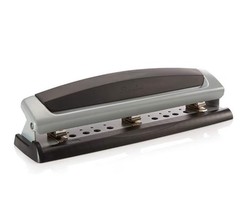 Swingline Desktop Hole Punch Precision Pro Adjustable 2-3 Holes 10 Sheets 74037.