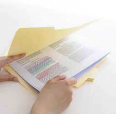 Efficient 1/3-Cut Manila File Folders, 6-Pack for Easy Document Organization