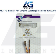 MDT Dental FG ZirconIT ADJ Gingival Curettage Diamond Bur Z298 Crown Cavity Prep