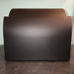 Rolodex Jumbo Double Rotary 2400 Black Roll Top Card File Vintage No Key