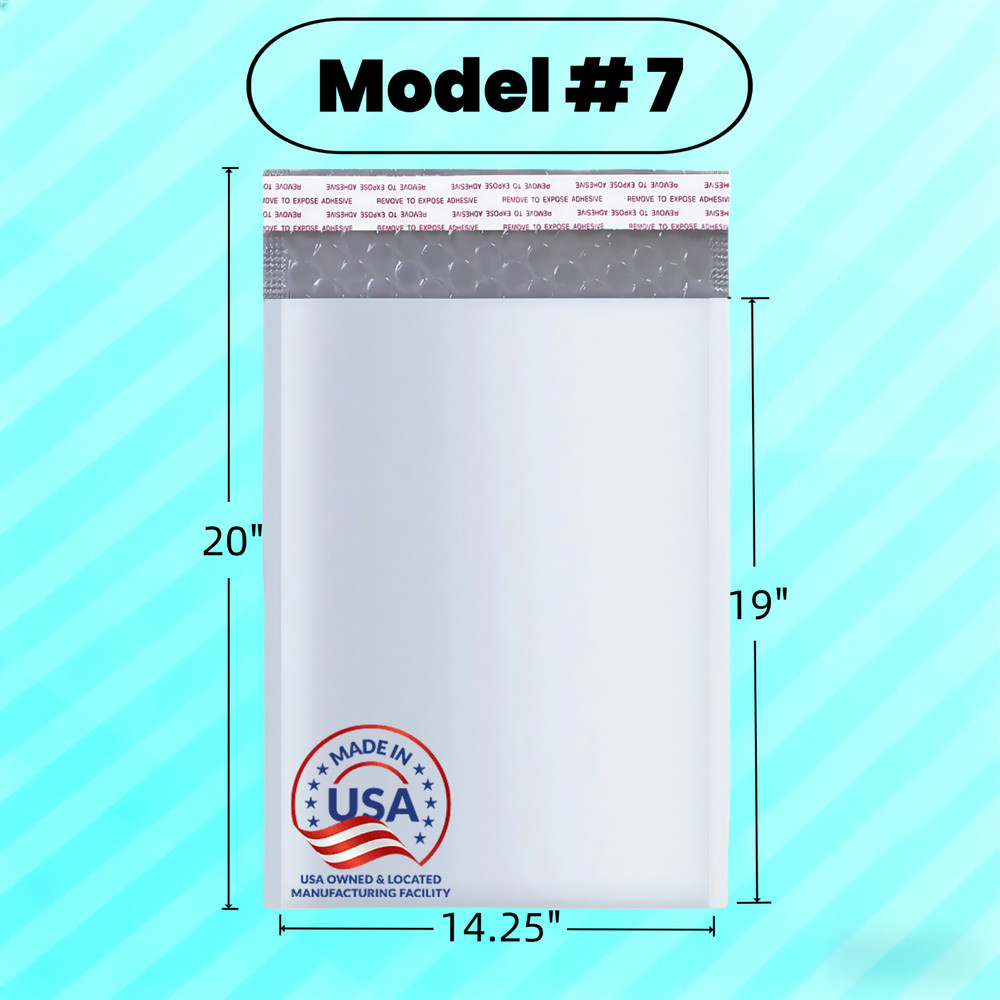 #7 14.25×19”Poly Bubble Mailers Padded Envelopes Bags Shipping Mailing selfseal