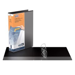 QuickFit 4-Pack Heavy-Duty 8 1/2″ x 14″ Portrait Legal Binder, 3-Ring Binder,…