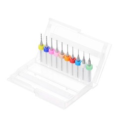 Dental PCB Drill Bit Set Tungsten Carbide Steel Twist Micro CNC Engraving Burs
