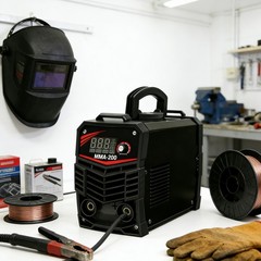 200A Stick Welder 110V-220V Portable ARC Welding Machine Digital Display & IGBT