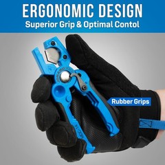 Jonard Tools MDC-14 Micro Duct Tube Cutter Microduct Cutter, up to 14 mm, Blue