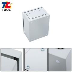10x8x6″ Carbon Steel Electrical Box, IP65 Waterproof NEMA 4X Rated, Heavy-Duty