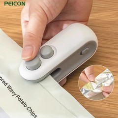 Mini Heat Bag Sealing Machine Package Sealer Bags Plastic Food Sealer Clip Bag