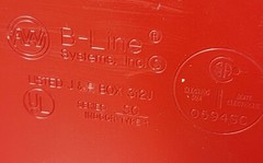 B-Line Systems J&P Box 312J Series SC Indoor Type 1