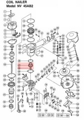 CoFast® Piston Bumper & Sheet Guide for Aftermarket Hitachi NV45AB2 Roofing Gun