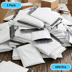 100 PCS 12×15.5 WHITE POLY MAILERS ENVELOPES BAGS 12 x 15.5 – 2.5MIL